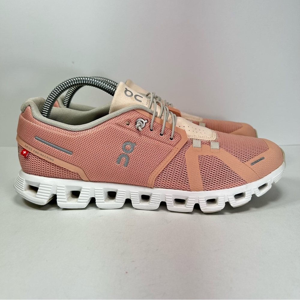 On Cloud 5 Shell Pink Women’s Size 10 Road Running Shoes Lace Up Comfort Rose